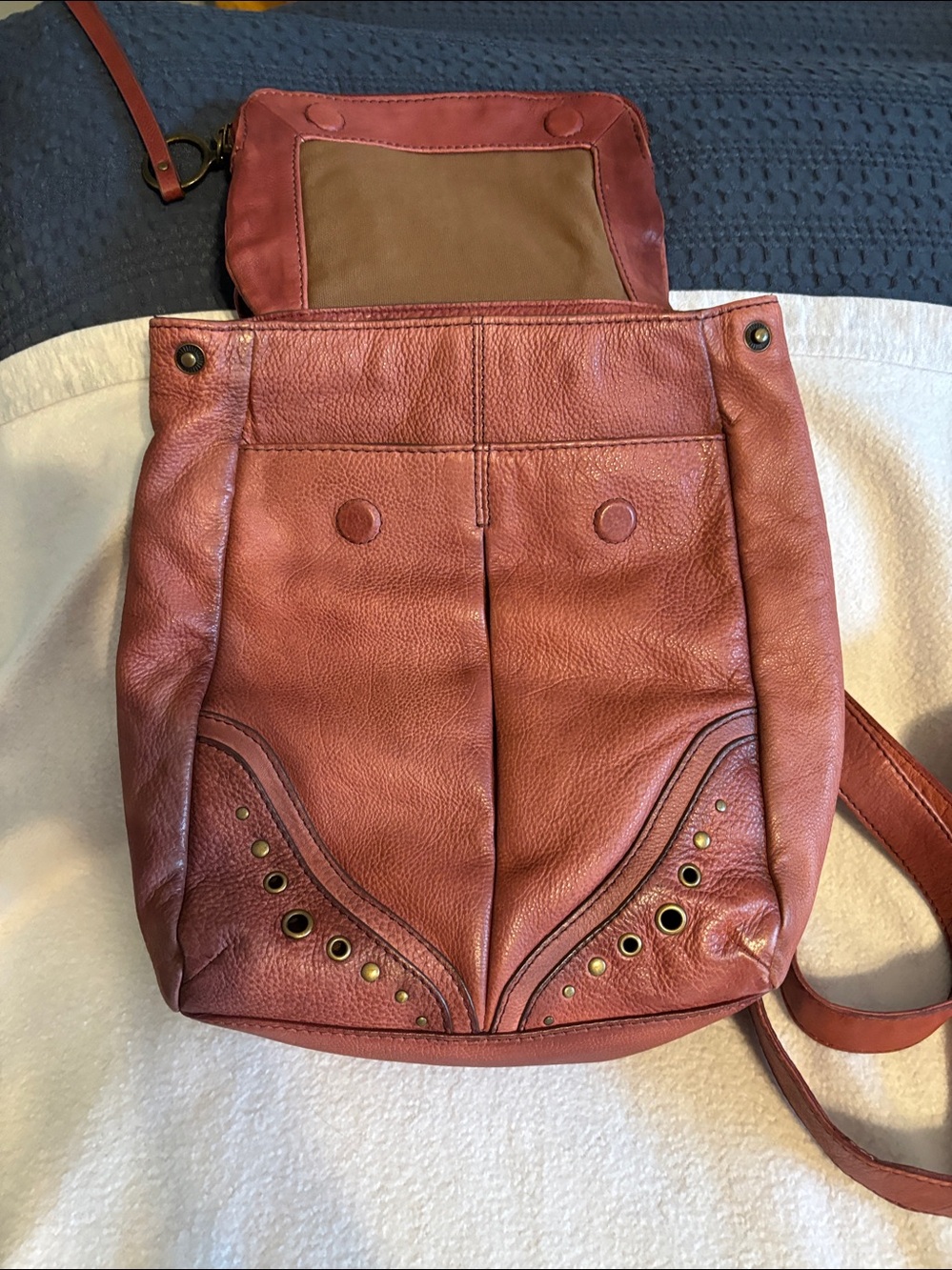 Frye Zuri Leather Backpack - Picture 2 of 4